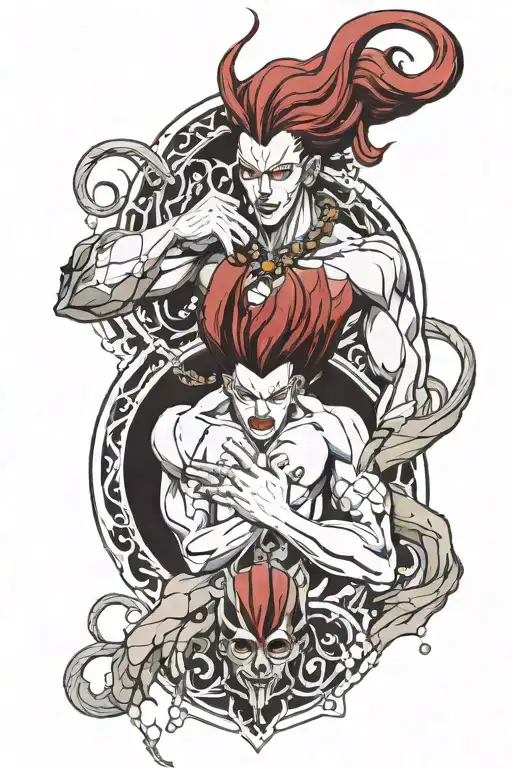 hisoka bdsm slavery tattoo design idea