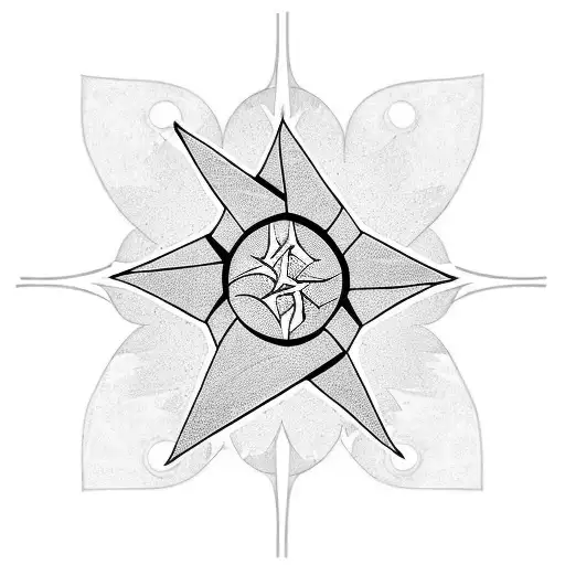 shuriken tattoo design idea