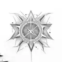 shuriken tattoo design idea