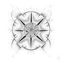 shuriken tattoo design idea