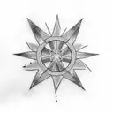 shuriken tattoo design idea