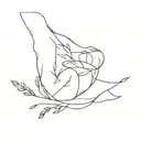 collar bone tattoo design idea