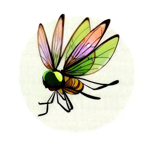 Dragonfly tattoo design idea