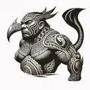 Ta Moko tattoo design idea