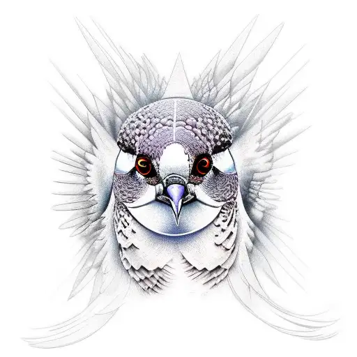 Pigeon Temporary Fake Tattoo Sticker (Set of 2) - OhMyTat - Shop OhMyTat  Temporary Tattoos - Pinkoi