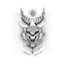 trinacria (Sicilian flag) tattoo design idea