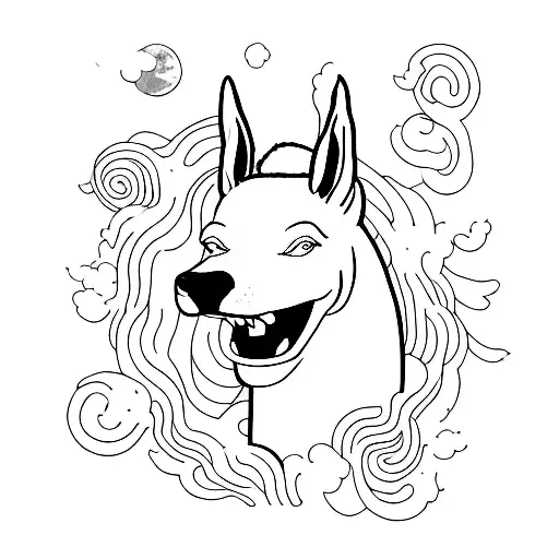 Bojack horseman tattoo design idea