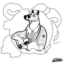 Bojack horseman tattoo design idea