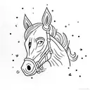 Bojack horseman tattoo design idea