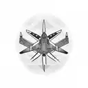 aircraft tattoo design idea