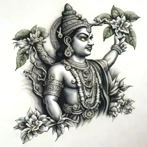 murugan vel tattoo design idea