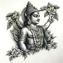 murugan vel tattoo design idea