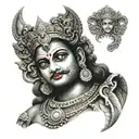 murugan vel tattoo design idea