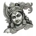 murugan vel tattoo design idea