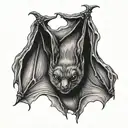 bat tattoo design idea