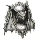 bat tattoo design idea