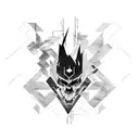 hybrid theory Linkin Park xover tattoo design idea