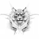 vanity sin tattoo design idea