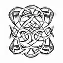Celtic Knot tattoo design idea