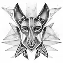 Anubis tattoo design idea