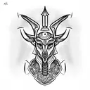 Anubis tattoo design idea