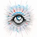 Evil Eye tattoo design idea