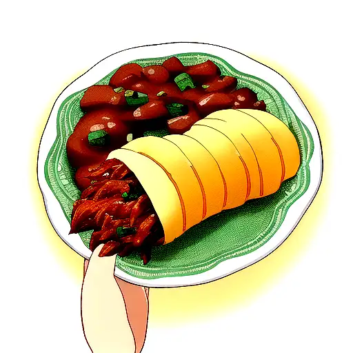 taco al pastor tattoo design idea
