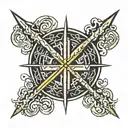 Chi Rho tattoo design idea