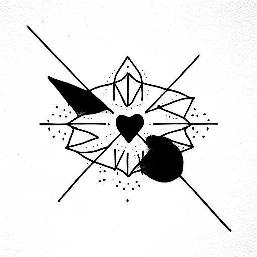 lies and azar tattoo design idea