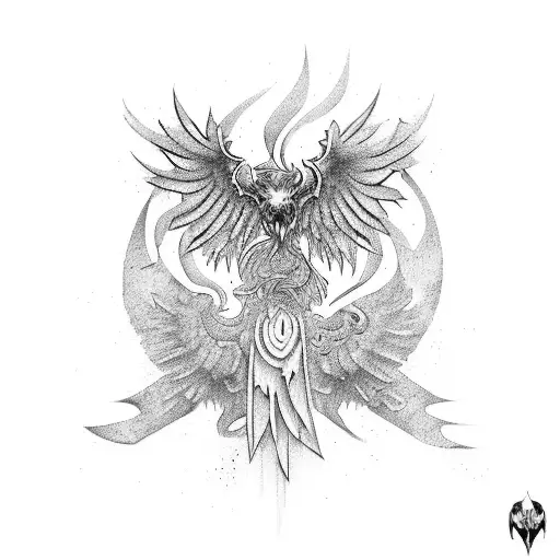ave fenix tattoo design idea