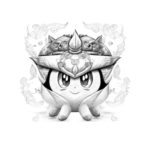 Jigglypuff tattoo design idea