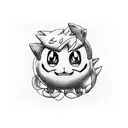 Jigglypuff pokemon tattoo design idea