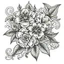 december september october april and june birth flower tattoo tattoo design idea