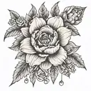 december september october april and june birth flower tattoo tattoo design idea