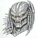 Predator aliens Terminator 2 Jedi tattoo design idea
