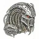 Predator aliens Terminator 2 Jedi tattoo design idea