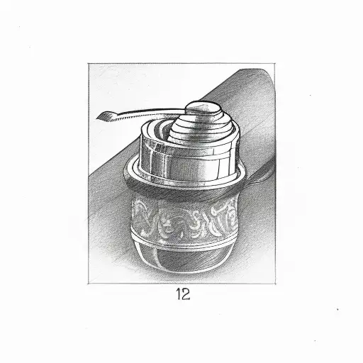 barber straight razor tattoo design idea