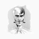 barber straight razor tattoo design idea