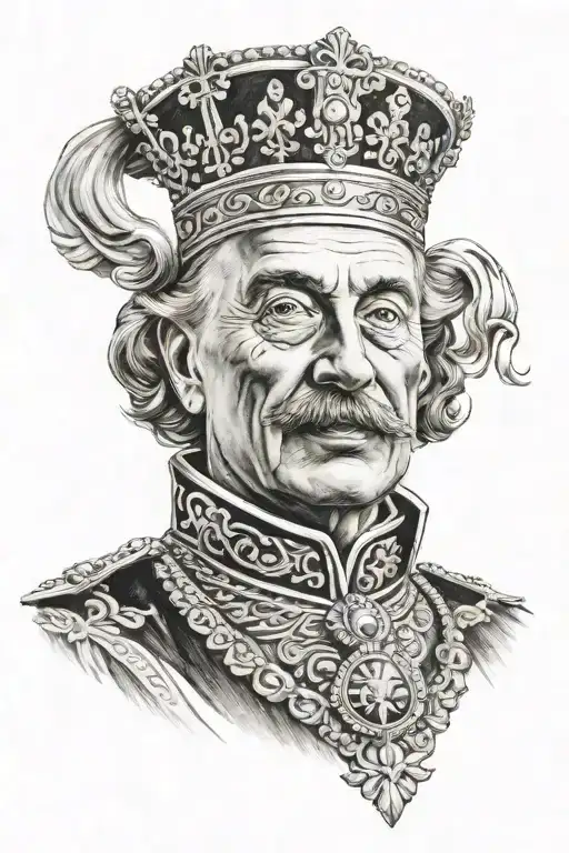 Lithuanian Duke Algirdas tattoo design idea