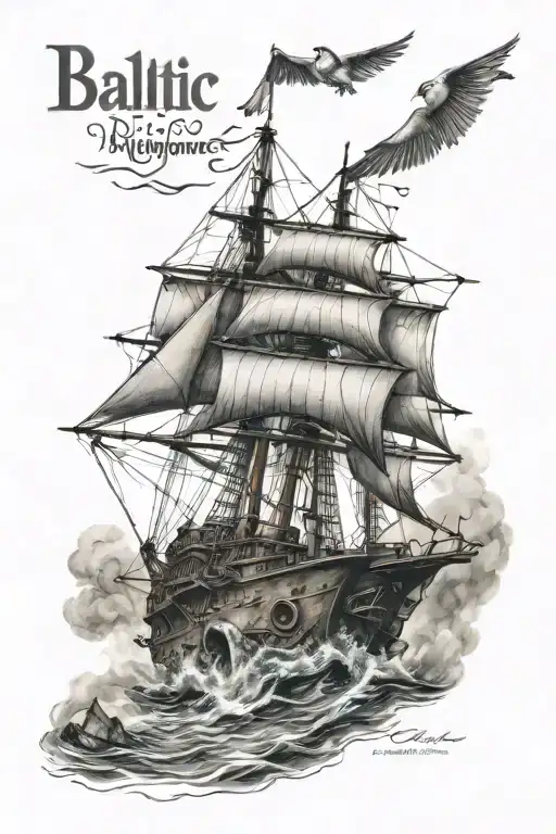 baltic Duke Algirdas  tattoo design idea