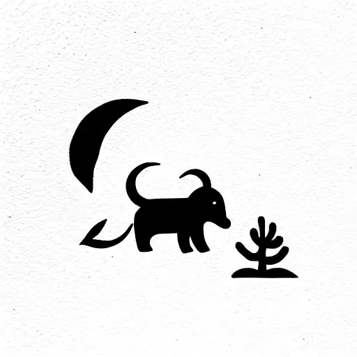 Mandril tattoo design idea