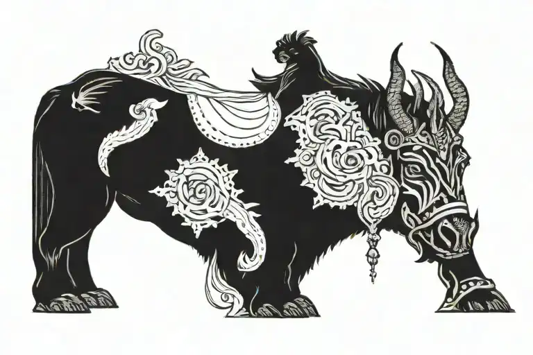 King Baldwin 4 tattoo design idea