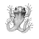 Salamander tattoo design idea