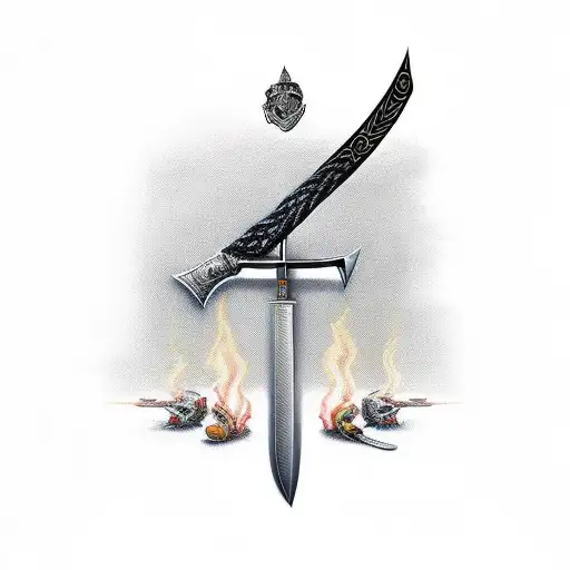 arnis  rscrima  kali  sword  soldier tattoo design idea