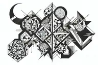 emotions enemy tattoo design idea