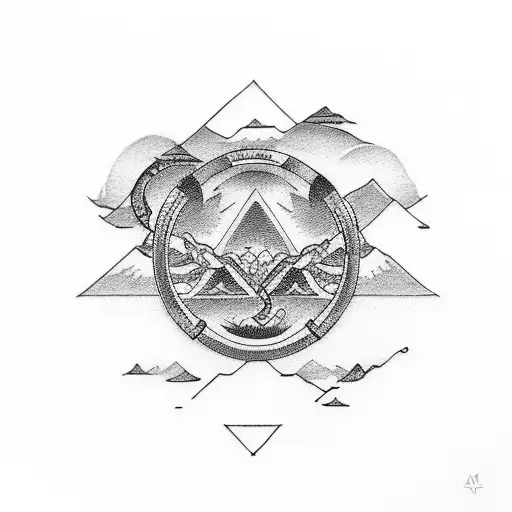 create a minimal tattoo of the Hawaiian islands tattoo design idea