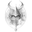 medieval knight tattoo design idea