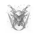 american outside italian inside tattoo design idea