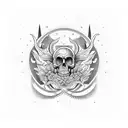 american outside italian inside tattoo design idea