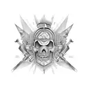 american outside italian inside tattoo design idea